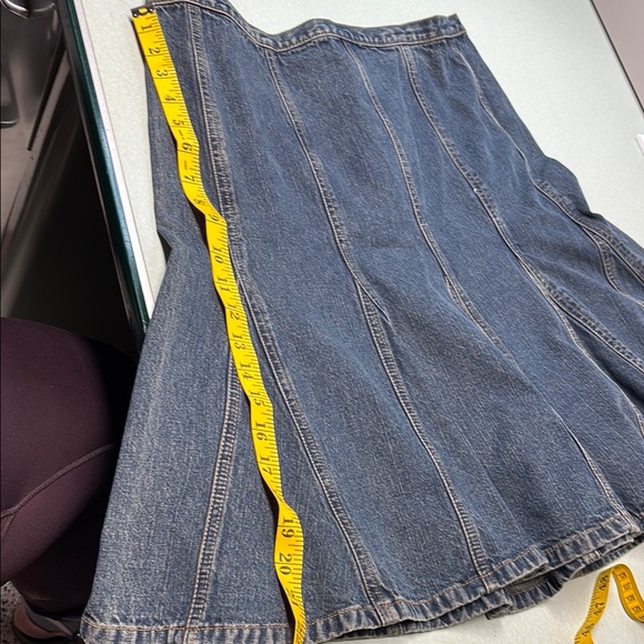 Denim Flared Skirt - Picture 6 of 6